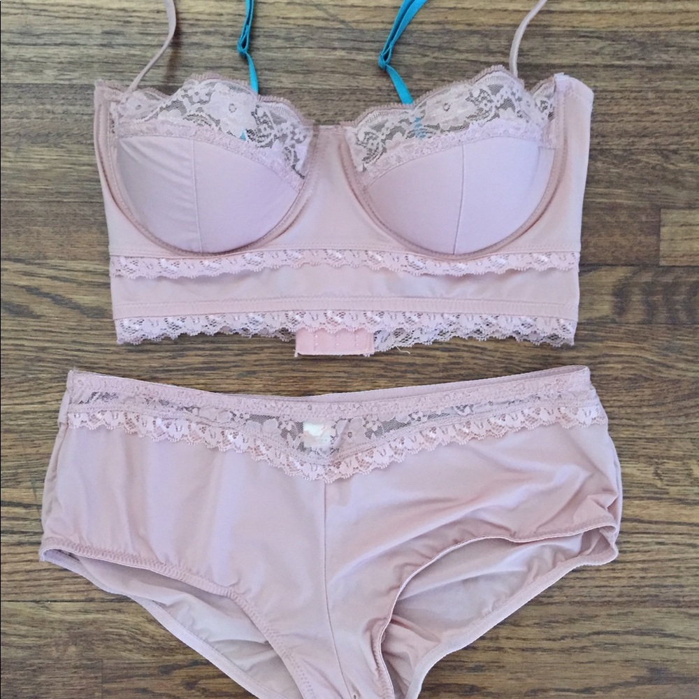 Anthropologie bra & panty set